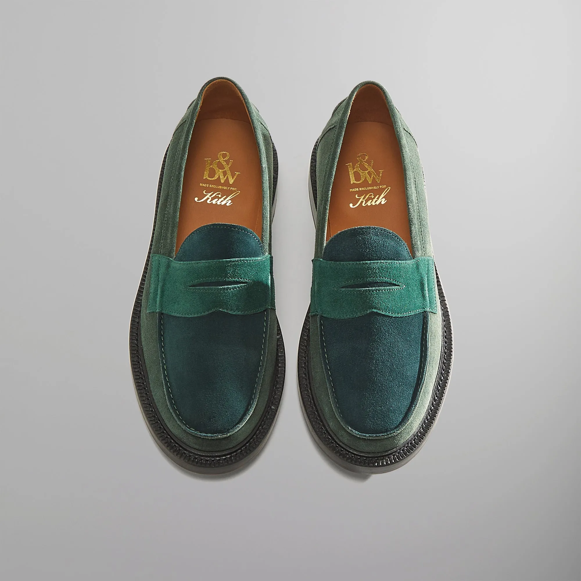 Kith for Blackstock & Weber The Ellis Penny Loafer - Green