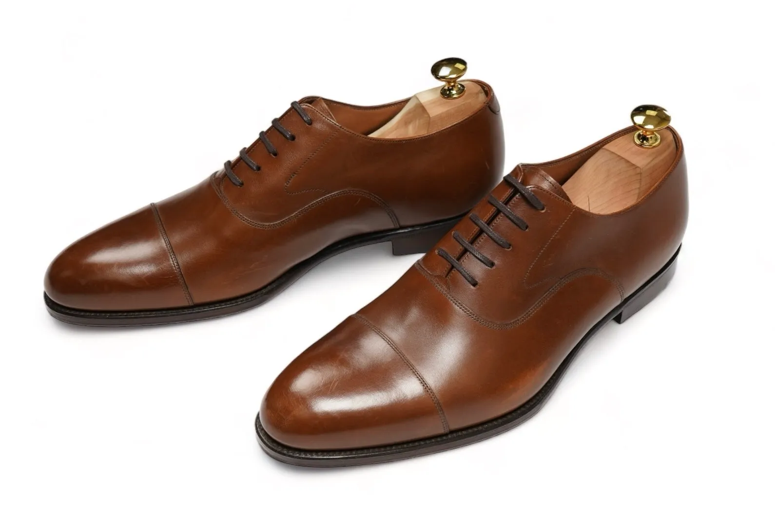 Loake - Brown Cap Toe Export Grade Oxfords UK 9 / EU 43