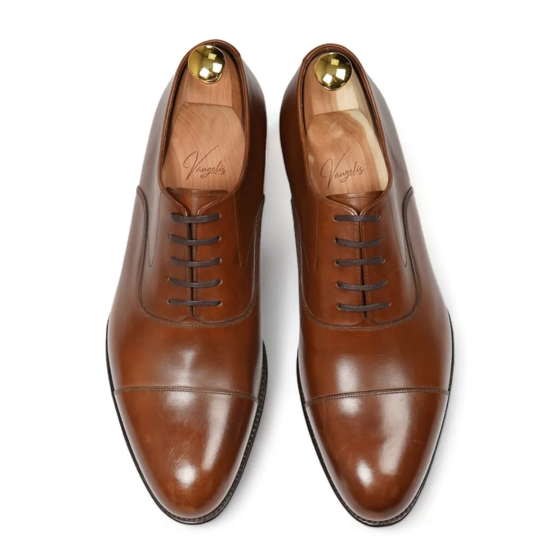 Loake - Brown Cap Toe Export Grade Oxfords UK 9 / EU 43