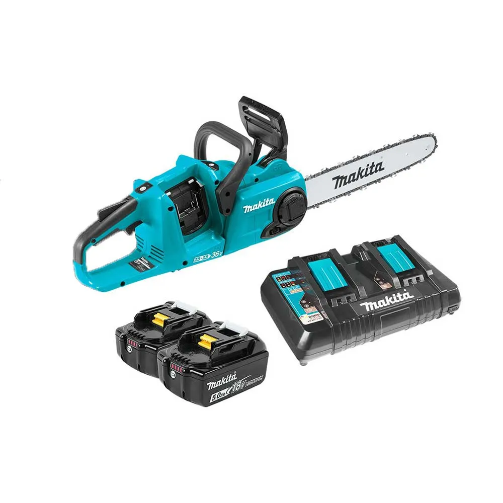 Makita XCU03PT 36-Volt 5.0Ah LXT Lithium-Ion Brushless Cordless Chainsaw Kit