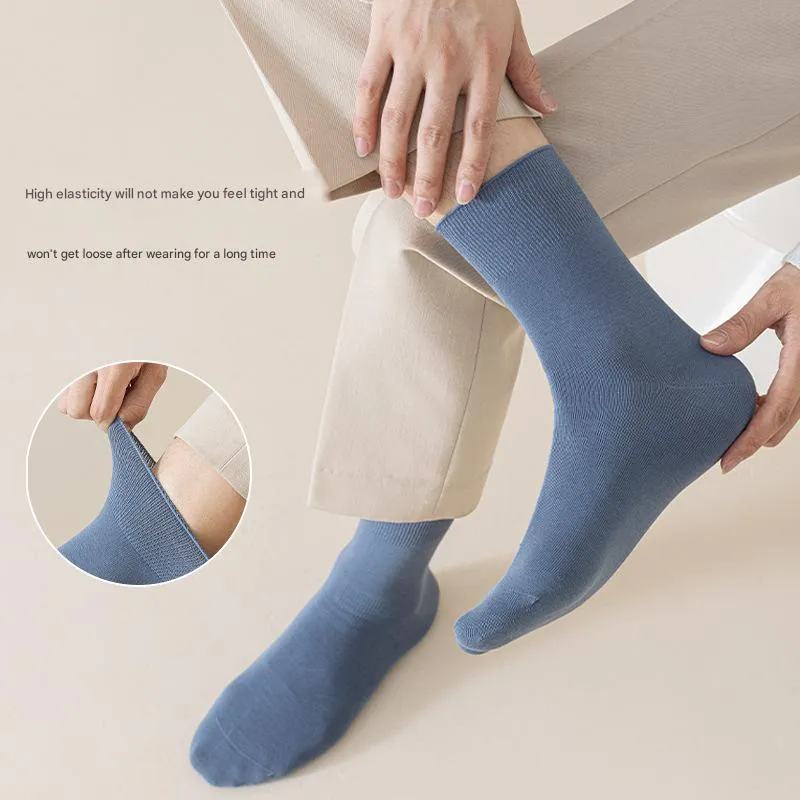 Men's Anti-Pill Seamless Cotton Socks