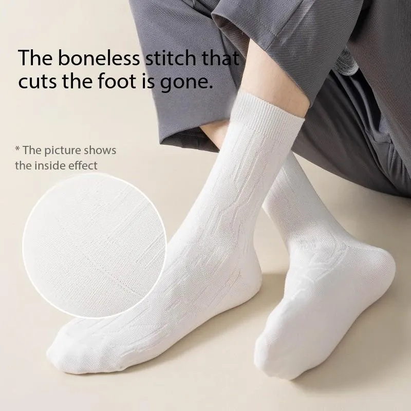 Men's Antibacterial Combed Cotton Socks