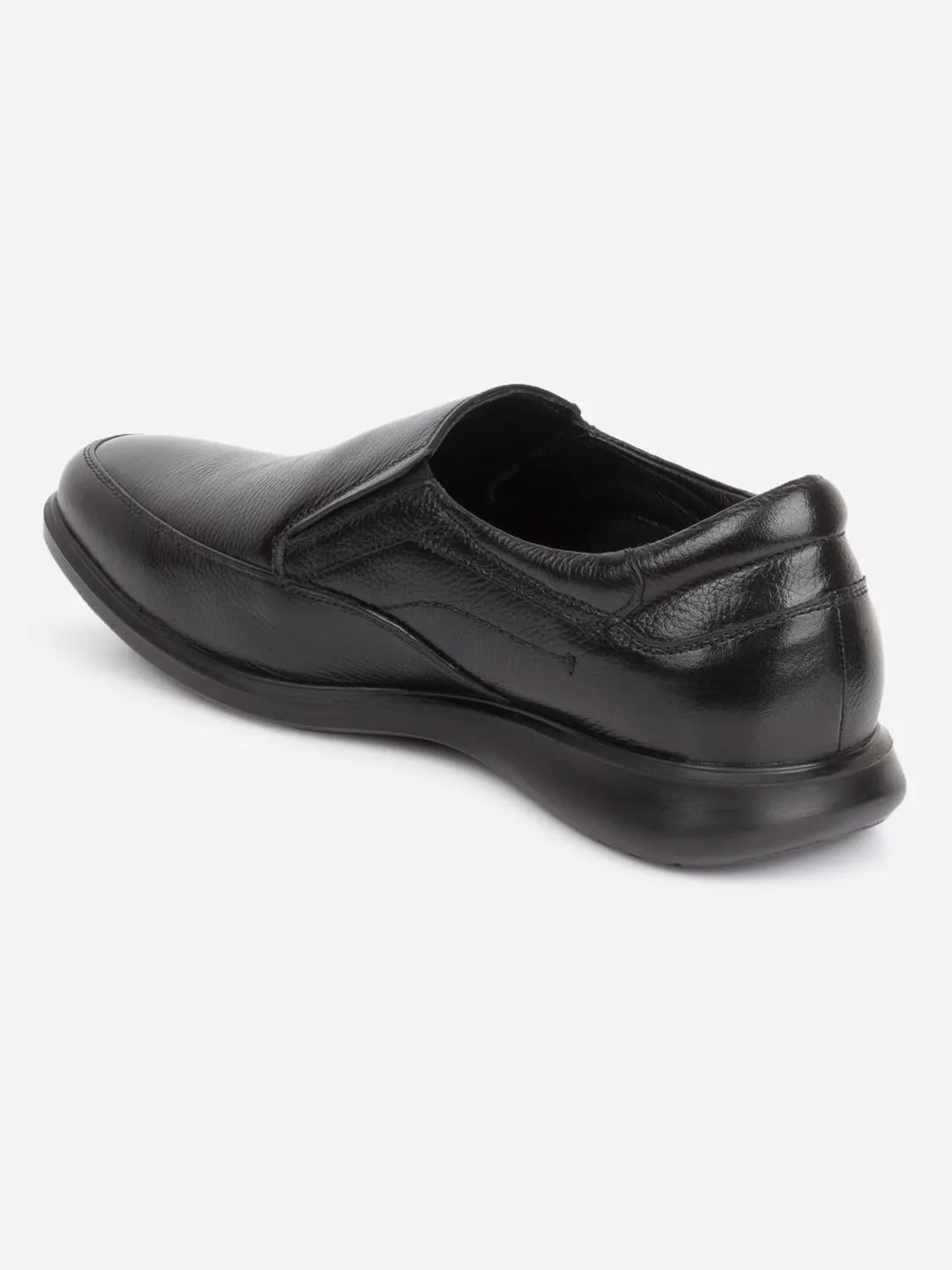 Men's Black Round Toe Comfort Fit Semi Formal (ID2248)