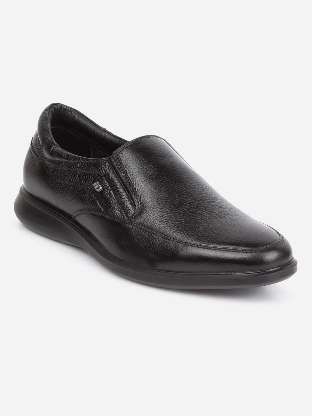 Men's Black Round Toe Comfort Fit Semi Formal (ID2248)