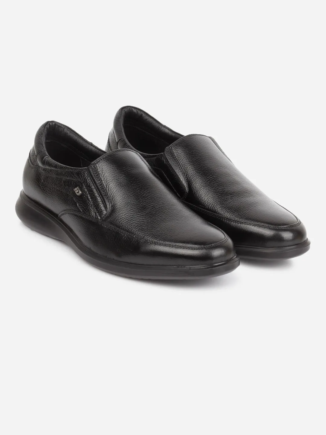 Men's Black Round Toe Comfort Fit Semi Formal (ID2248)