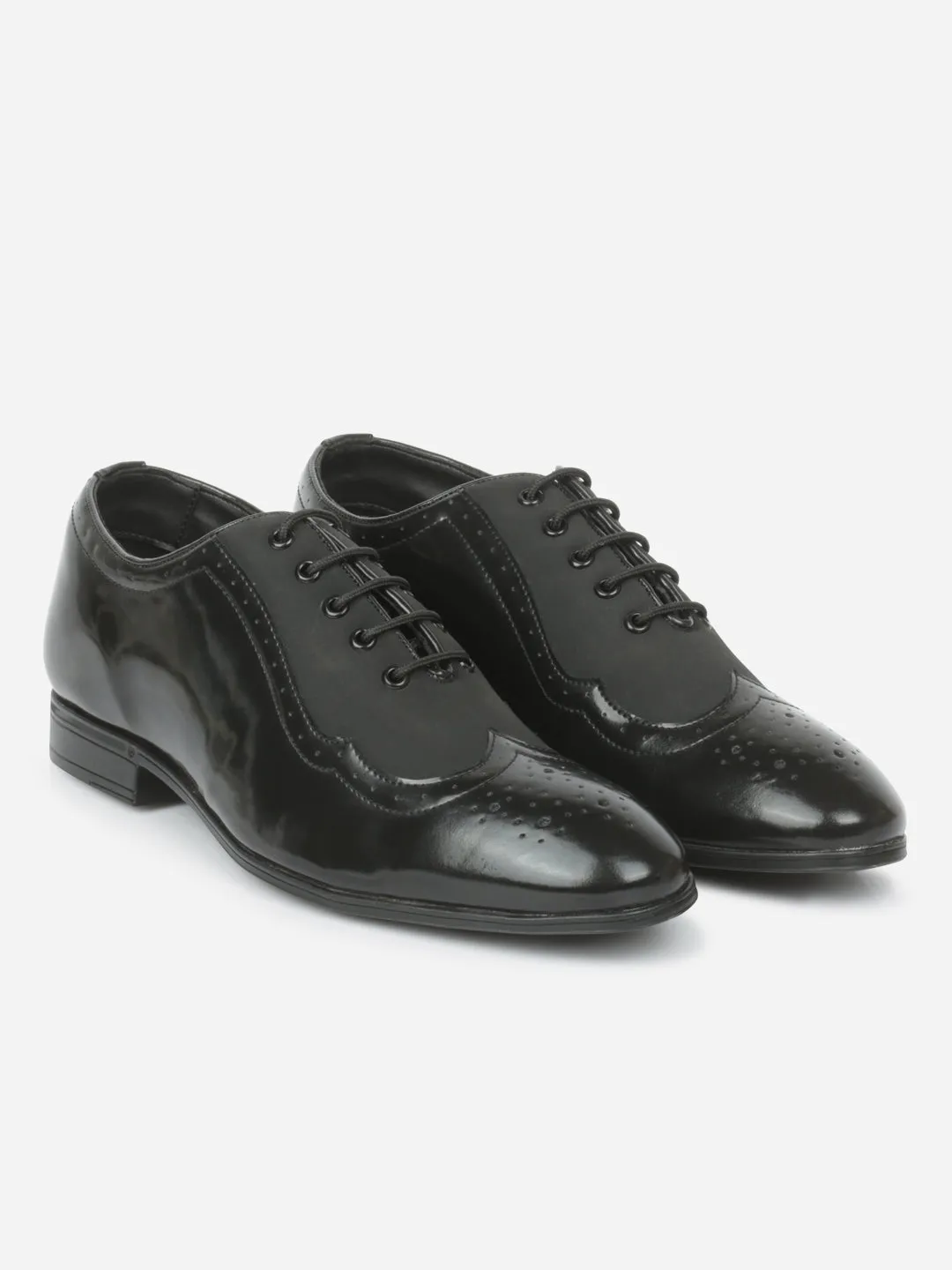 Men's Black Round Toe Lace up Formal (IX1083)