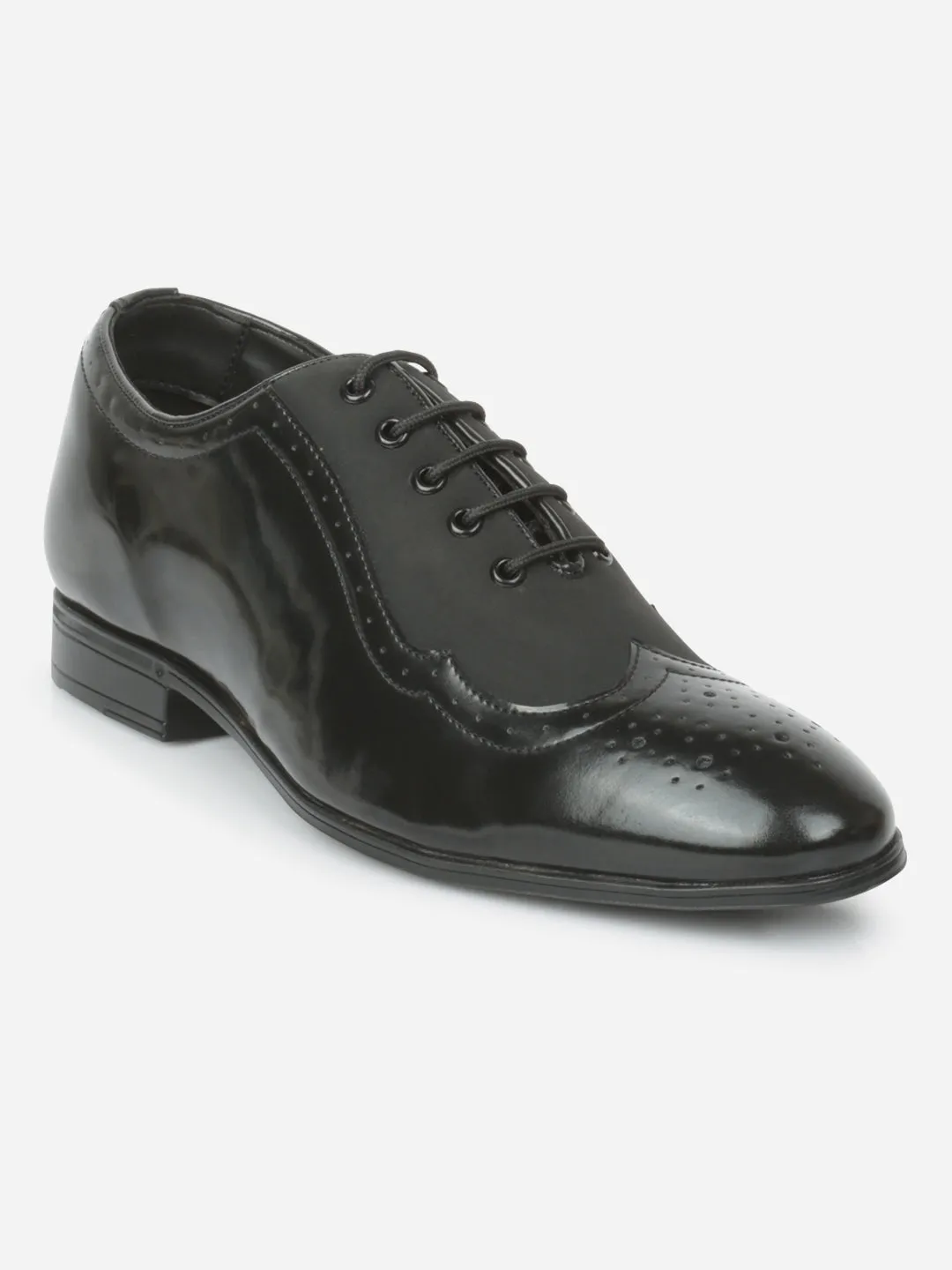 Men's Black Round Toe Lace up Formal (IX1083)