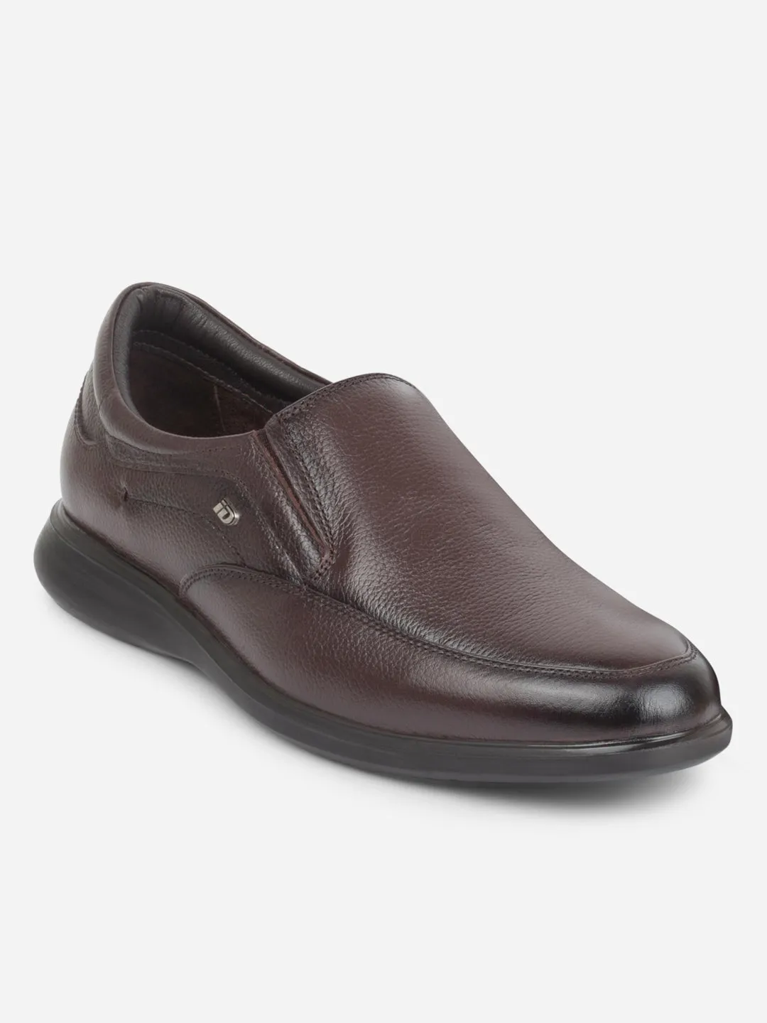 Men's Brown Round Toe Comfort Fit Semi Formal (ID2248)