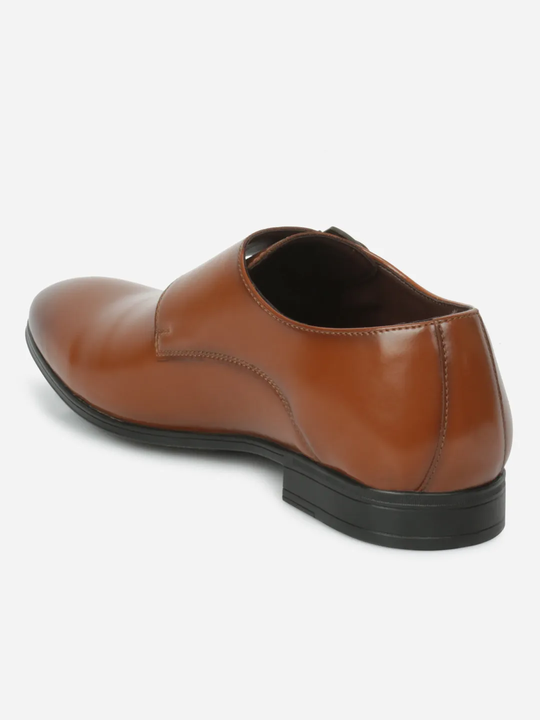 Men's Tan Round Toe Monk Formal (IX1081)