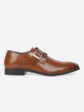 Men's Tan Round Toe Monk Formal (IX1081)