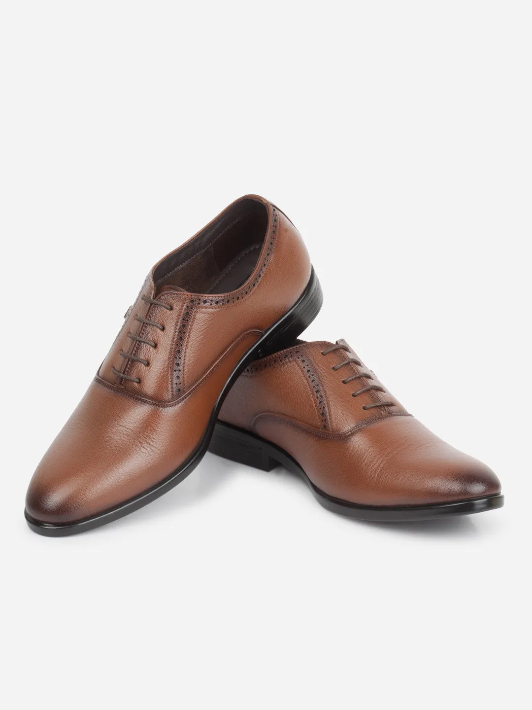 Men's Tan Round Toe Slip On Formal (ID2244)