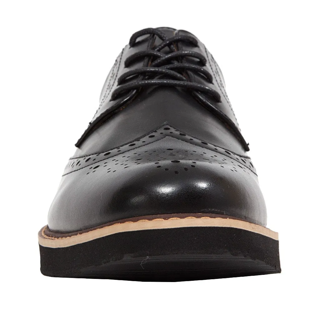 Men's Walkmaster Wingtip Oxford in Black - Classic SUPRO