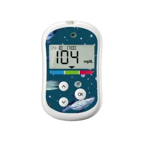 Midnight Whales for OneTouch Verio Flex Glucometer