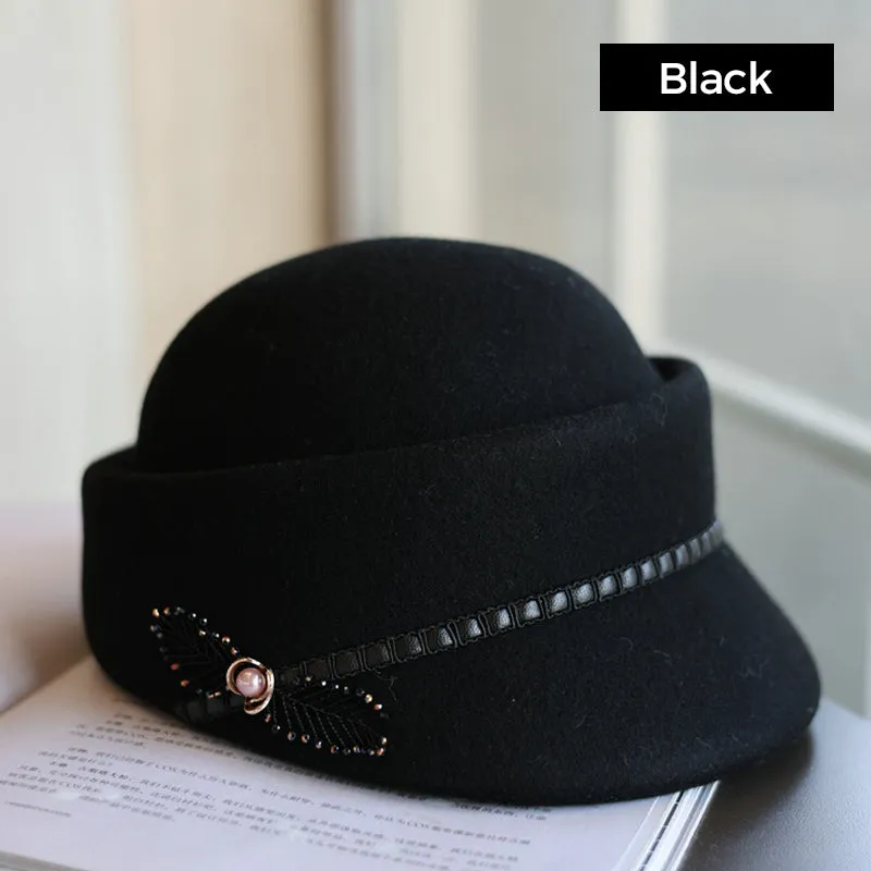 🍁New Arrivals🍁 Women's Retro British Felt Equestrian Beret