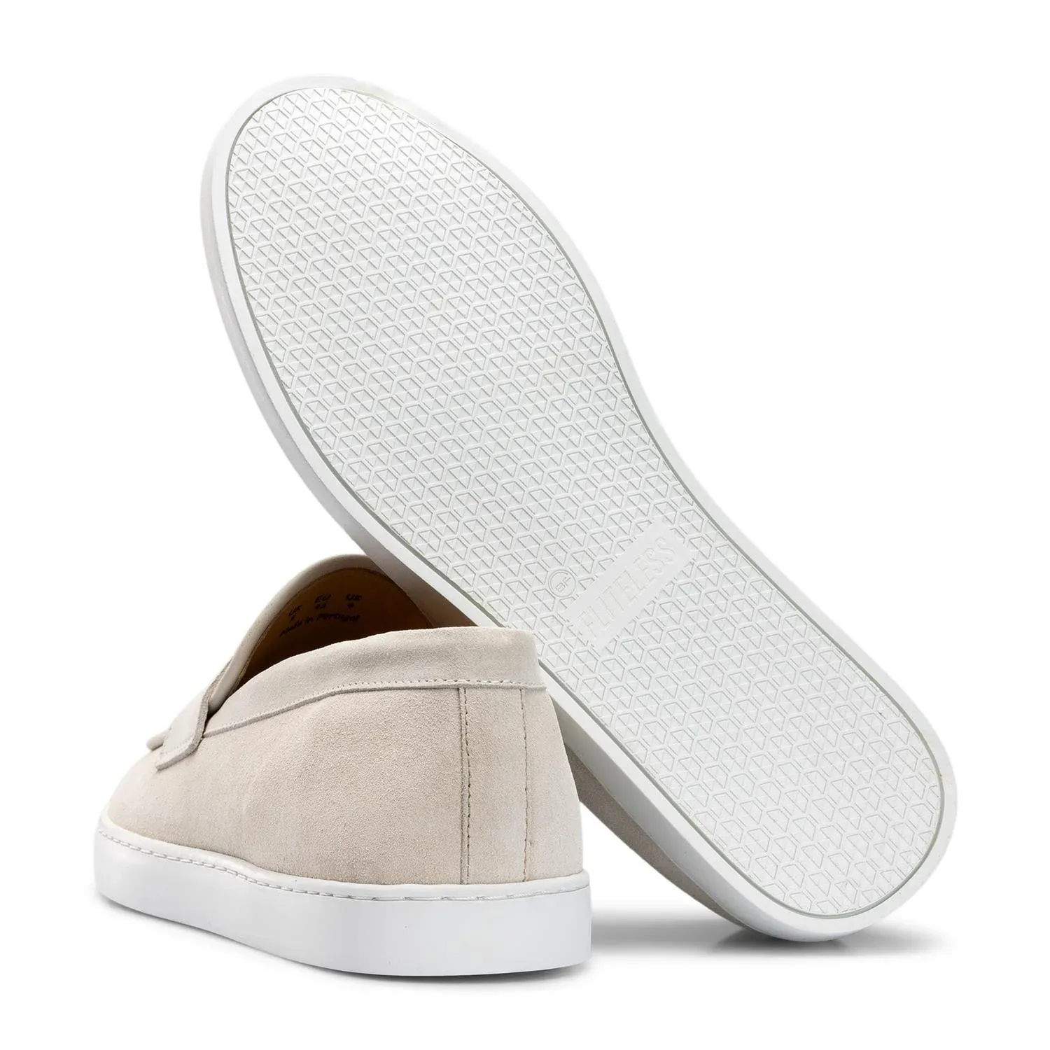 Penny Sneaker White Suede