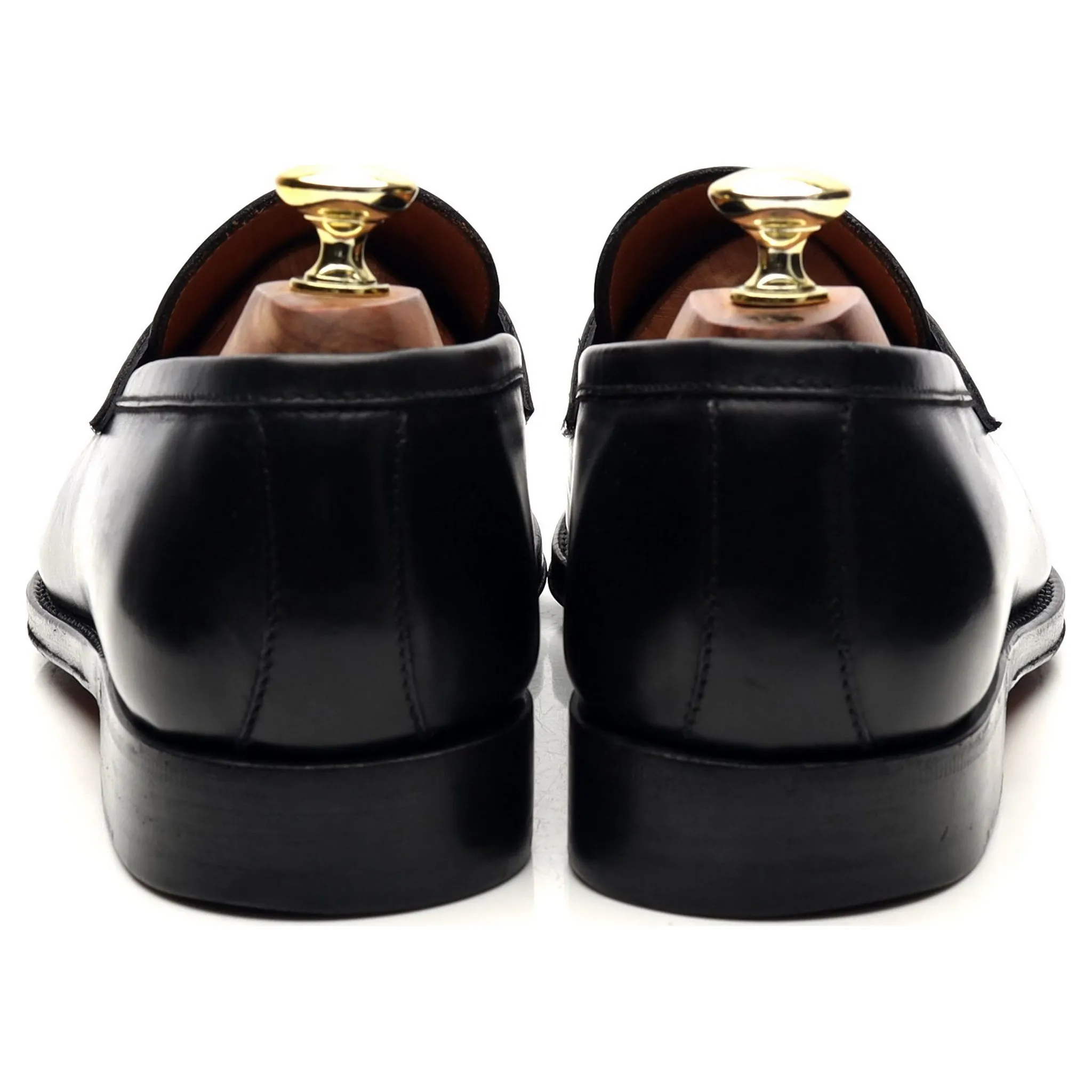 'Principe' Black Leather Loafers UK 7.5 EU 41.5