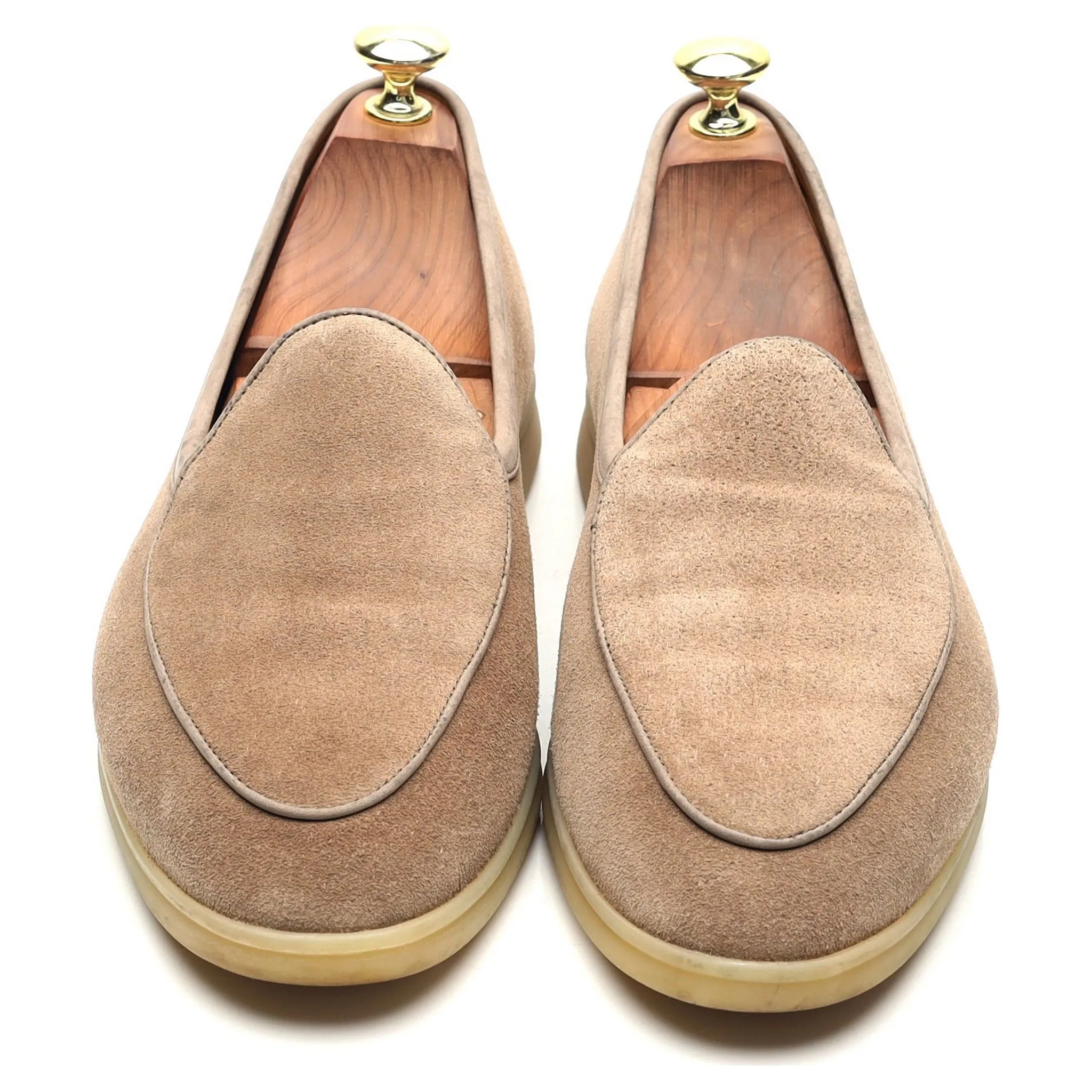 'Sagan Stride' Beige Suede Slip On Loafers UK 7 / UK 7.5