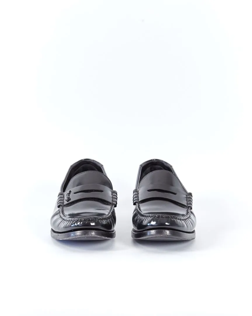 Saint Laurent 'le penny' patent loafers, black, 39