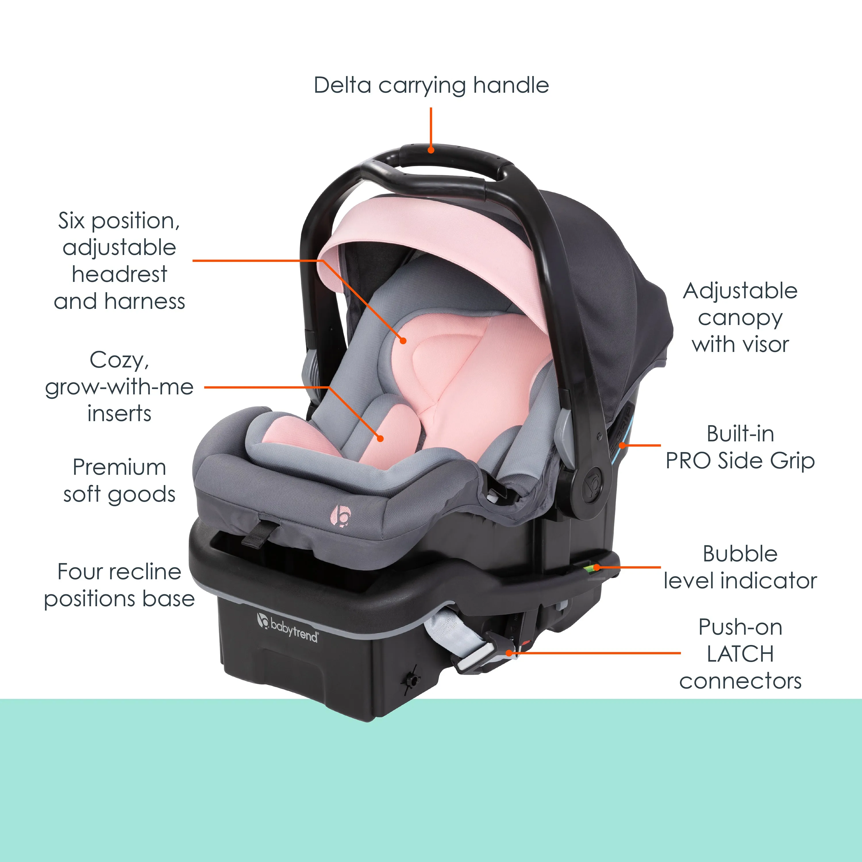 Secure-Lift Infant Car Seat - Madrid Pink (Target Exclusive)