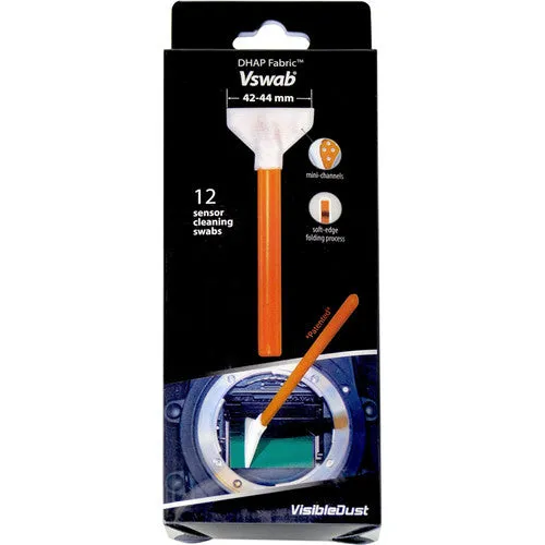 Sensor Cleaning DHAP Orange Vswabs for Medium Format DSLR (12-Pack)