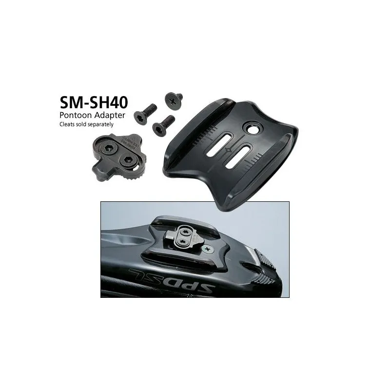 Shimano SM-SH40 Pontoon Adapters Road Outsole To SPD