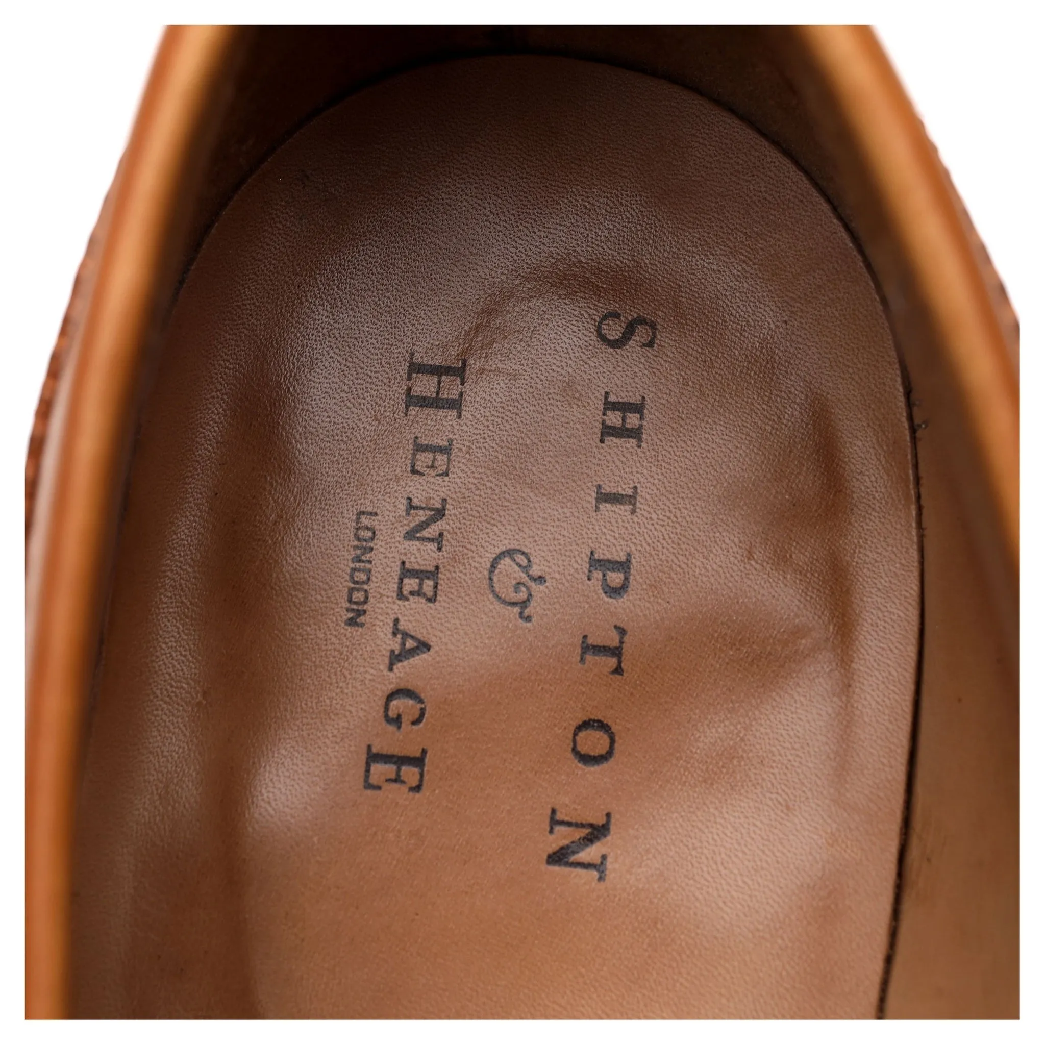 Shipton & Heneage 'Burghley' Tan Brown Leather Loafers UK 10.5 EX