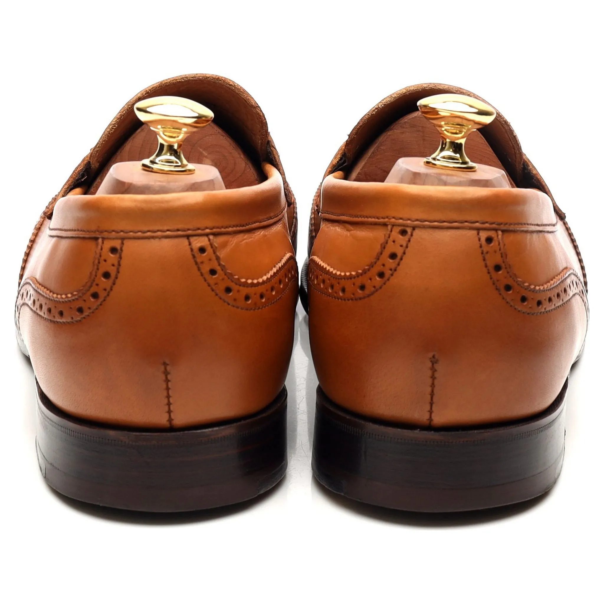 Shipton & Heneage 'Burghley' Tan Brown Leather Loafers UK 10.5 EX