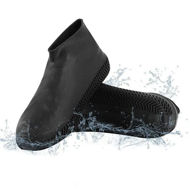 Shoe Cover Silicon Gel Waterproof Rain Shoes Covers Reusable Rubber Elasticity Overshoes Anti-slip for Boots Protector