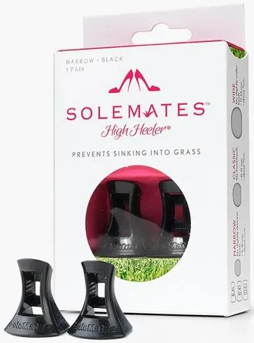 SoleMates Narrow Black High Heeler