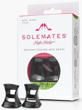 SoleMates Wide Black High Heeler