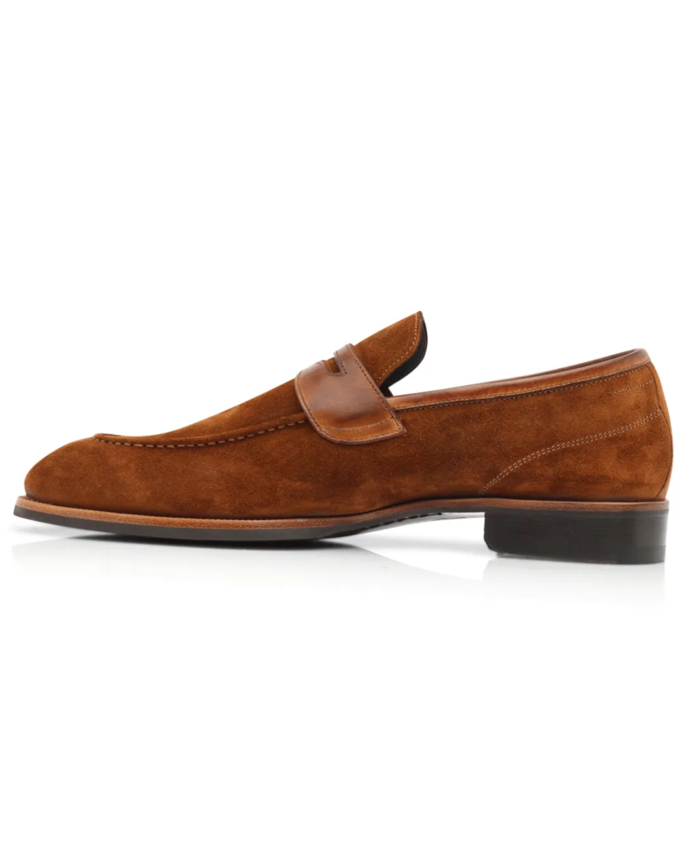 Suede Brera Loafer in Land