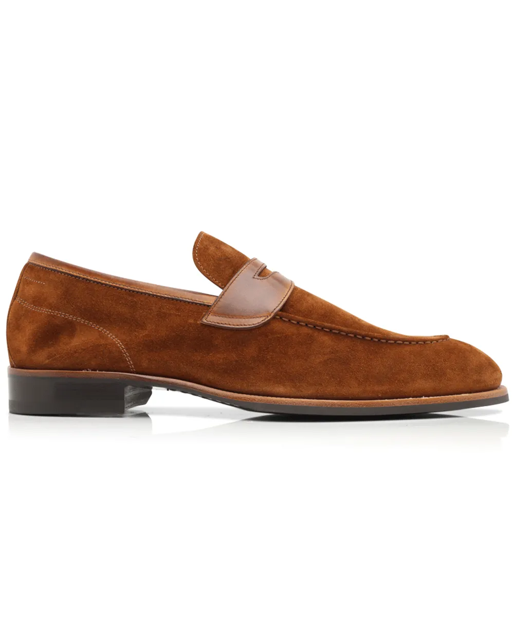 Suede Brera Loafer in Land