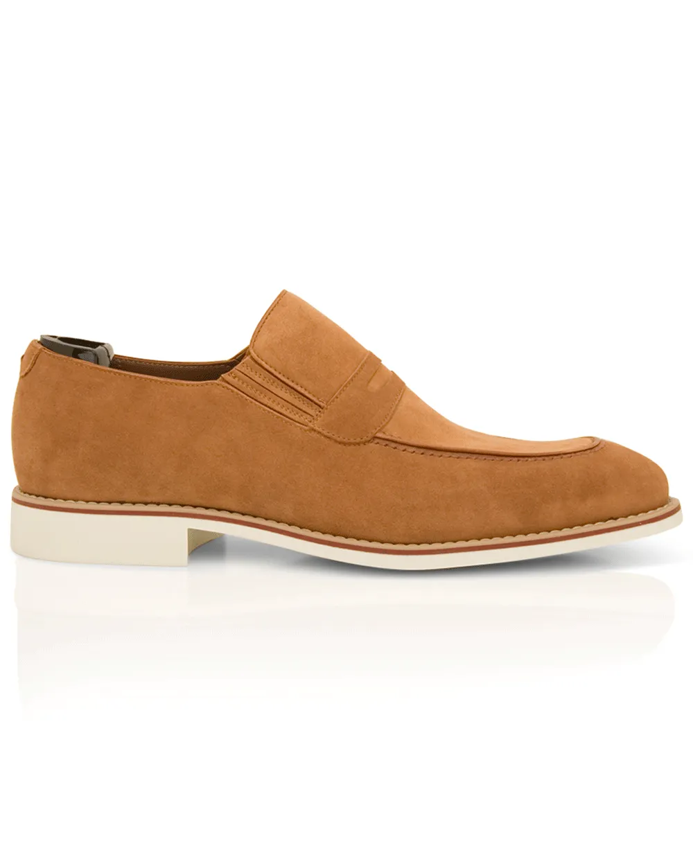 Suede Monaco Loafer in Tan