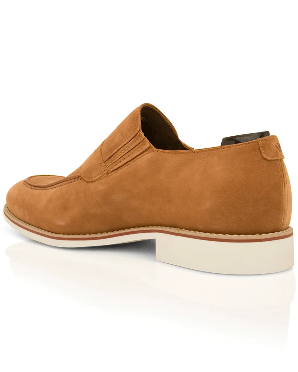 Suede Monaco Loafer in Tan