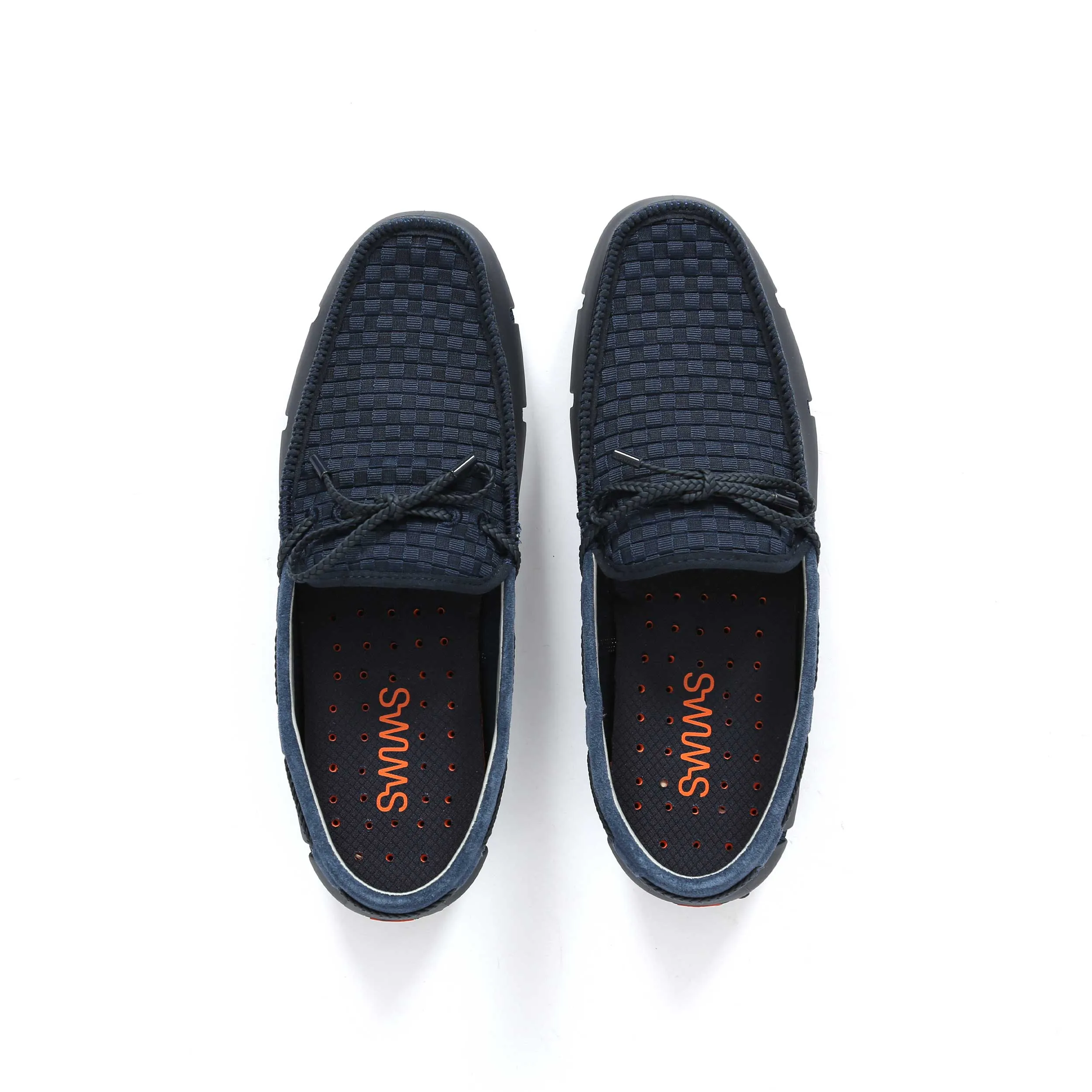 Swims Woven Driver Shoe in Navy