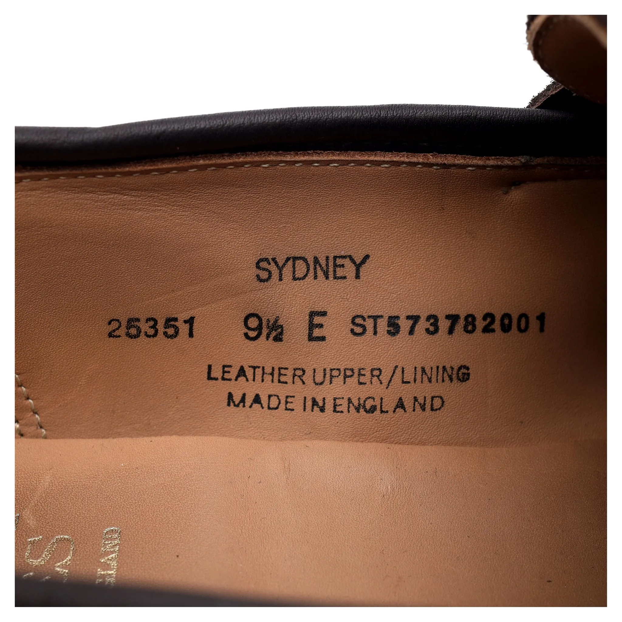 'Sydney' Dark Brown Suede Loafers UK 9.5 E