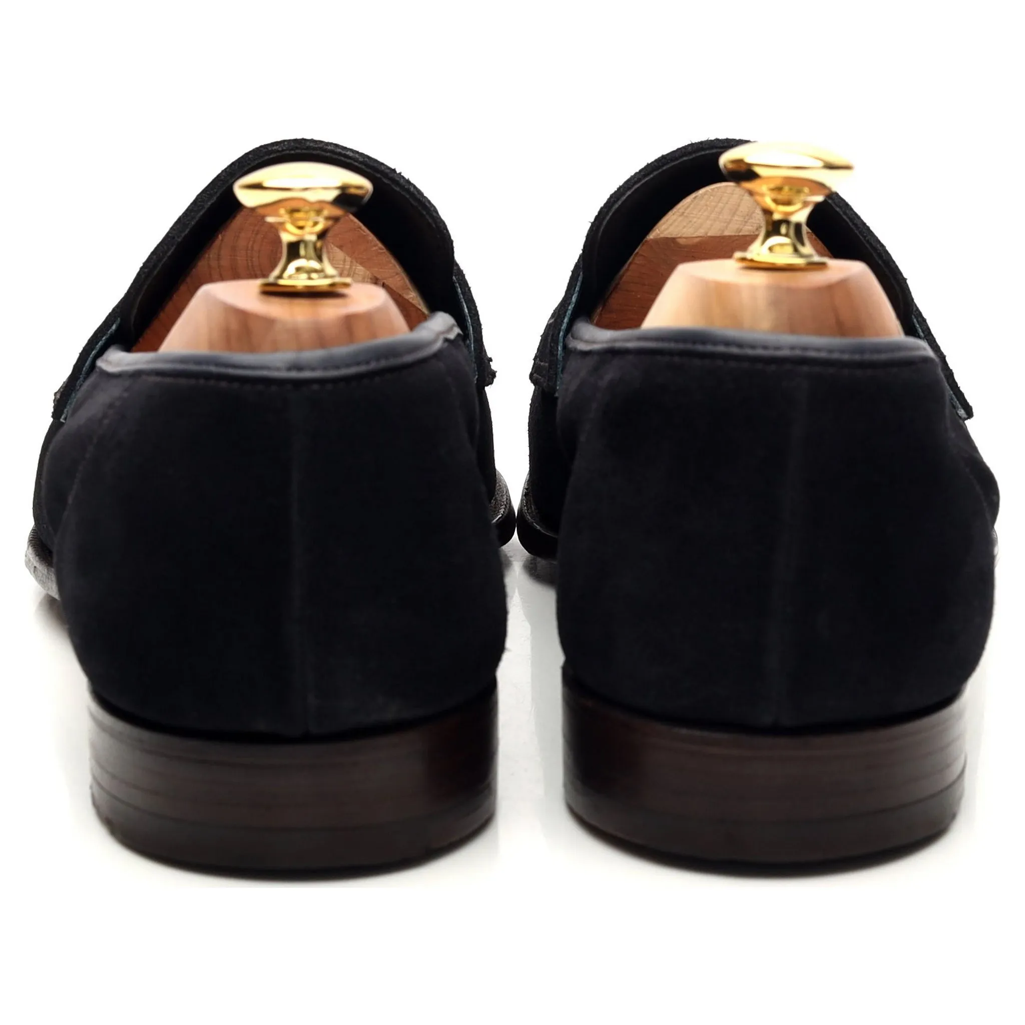 'Teign' Navy Blue Suede Loafers UK 9.5 E