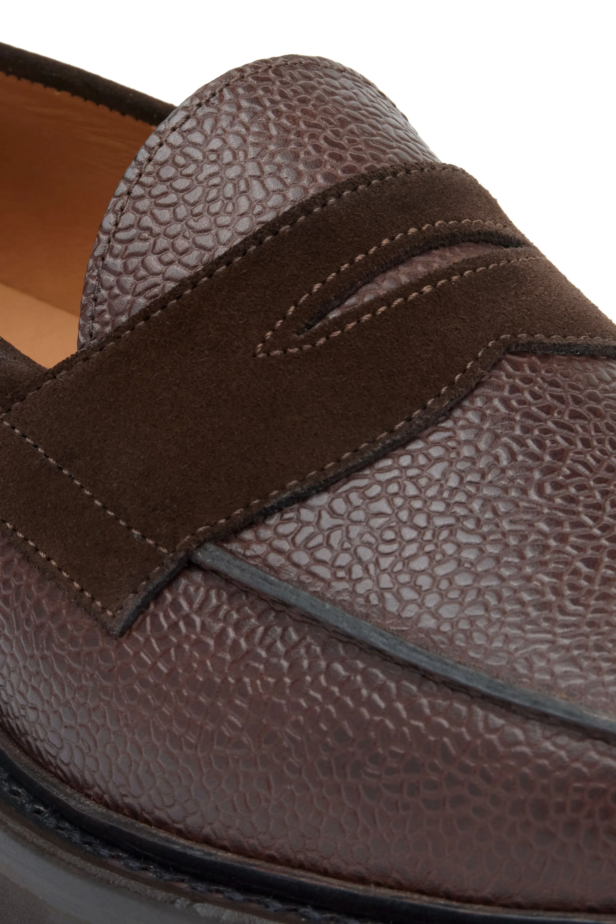 The Ellis Penny Loafer, Chocolate Flip, Vibram 1757 Lug Sole