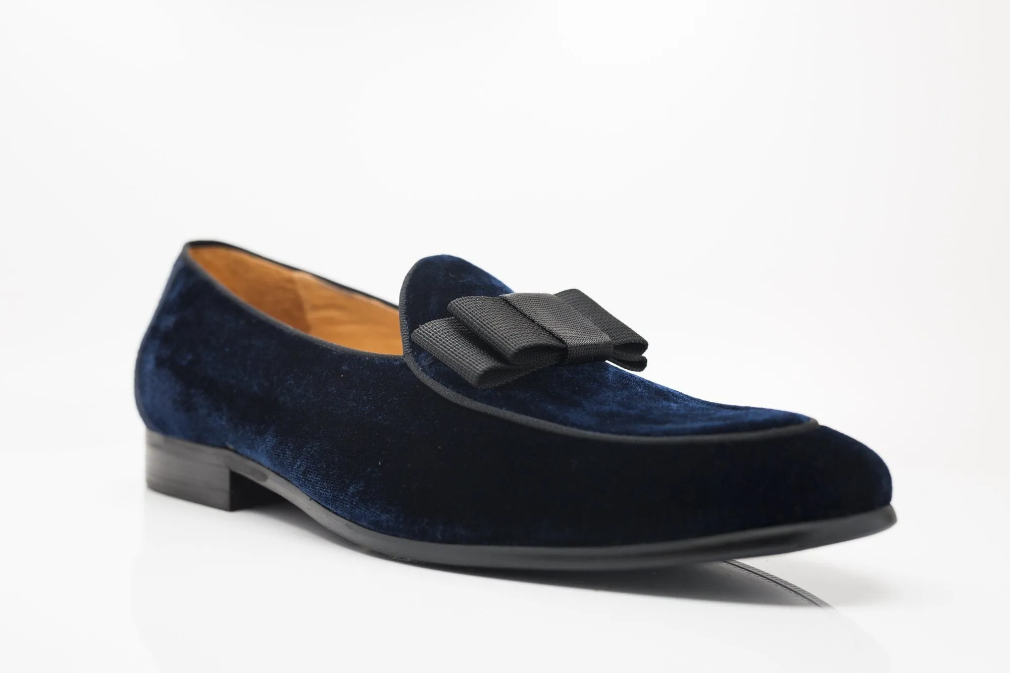 Velvet Formal Loafer Navy