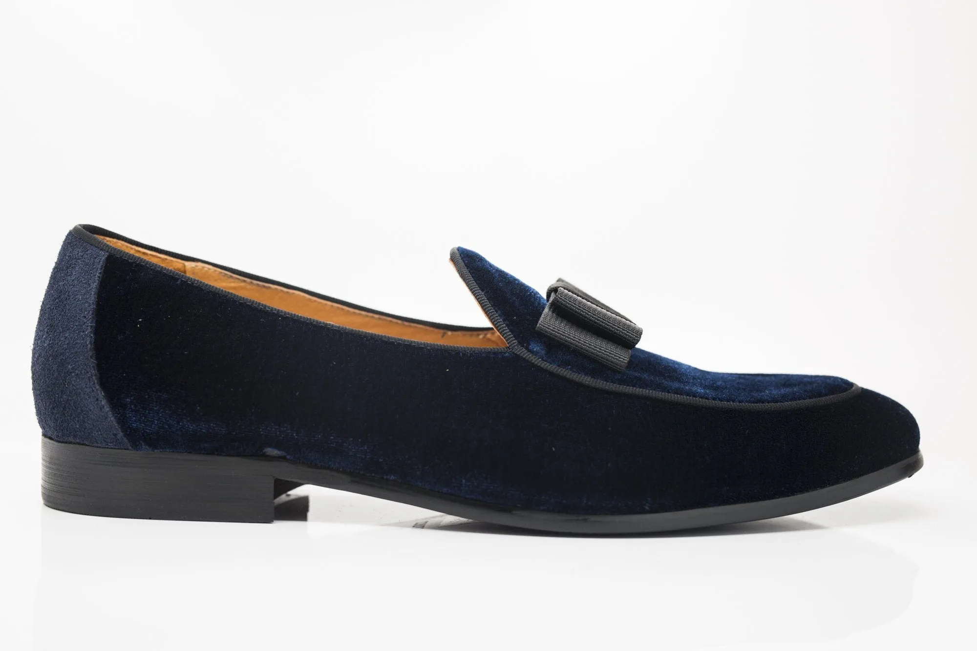 Velvet Formal Loafer Navy