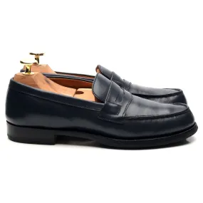 Women's '180 Mocassin' Navy Blue Leather Loafers 3 C UK 4