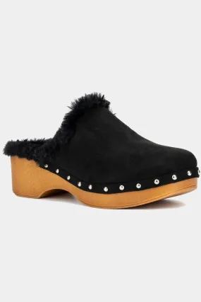 Wynna Faux Fur Mules