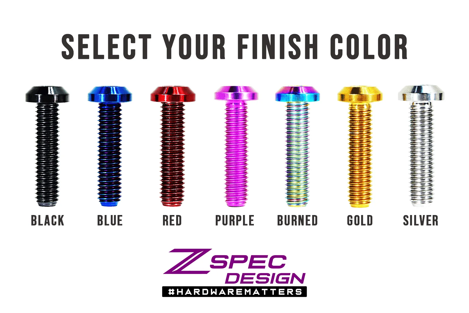 ZSPEC "Stage 3" Dress Up Bolts® Hardware Kit for Nissan 300zx Z32, Titanium